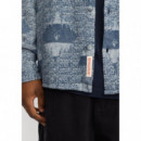 Camisas Camisa REVOLUTION Casual 3197 Blue