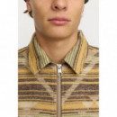 Camisas Sobrecamisa REVOLUTION Zipped 3218 Yellow