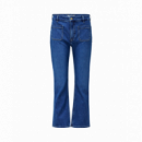 Vaqueros Mujer Vaqueros SALSA JEANS Faith Push In Cropped Flare Medium Wash
