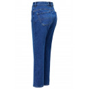 Vaqueros Mujer Vaqueros SALSA JEANS Faith Push In Cropped Flare Medium Wash