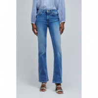 SALSA JEANS Vaqueros Mujer Vaqueros Salsa Destiny Push Up Bootcut Medium Wash