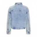 Chaquetas Mujer Chaqueta ICHI Unni Denim Light