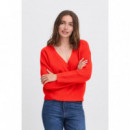 Jerséis y Sudaderas Jersey ICHI Dasila Fiery Red