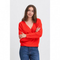 Jerséis y Sudaderas Jersey ICHI Dasila Fiery Red