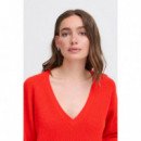 Jerséis y Sudaderas Jersey ICHI Dasila Fiery Red