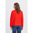 Jerséis y Sudaderas Jersey ICHI Dasila Fiery Red