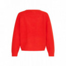 Jerséis y Sudaderas Jersey ICHI Dasila Fiery Red