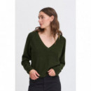 Jerséis y Sudaderas Jersey ICHI Dasila Rifle Green