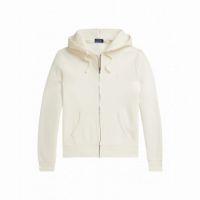 Chaquetas Hombre Sudadera POLO RALPH LAUREN de Felpa Teñida en Prenda Color Crema