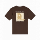 Camisetas Hombre Camiseta BASK IN THE SUN Matisse Chocolate