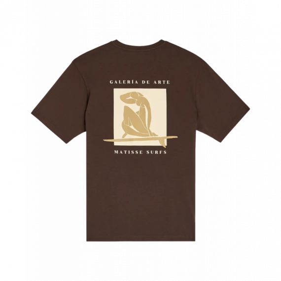 Camisetas Hombre Camiseta BASK IN THE SUN Matisse Chocolate