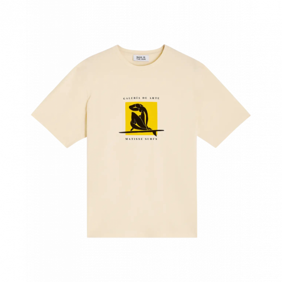 Camisetas Hombre Camiseta BASK IN THE SUN Matisse Natural