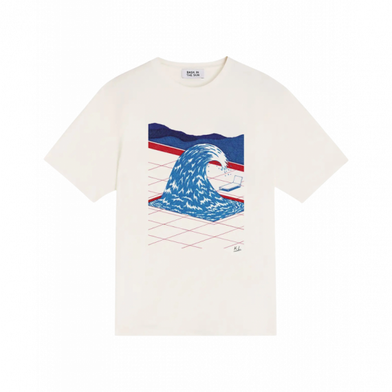 Camisetas Hombre Camiseta BASK IN THE SUN Pool Natural