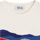 Camisetas Hombre Camiseta BASK IN THE SUN Pool Natural