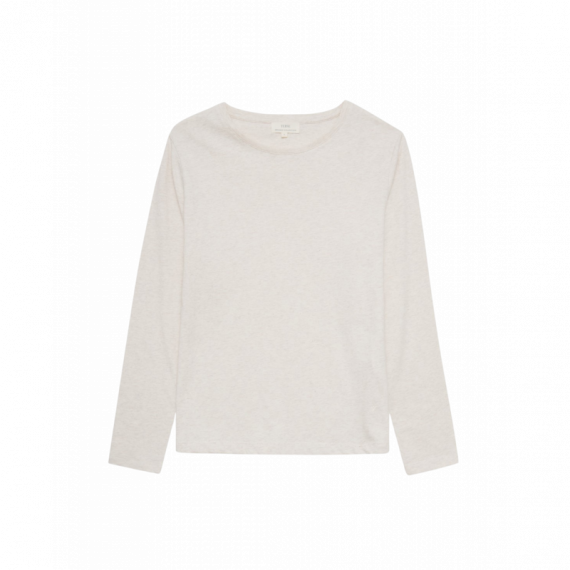 Camisetas Mujer Camiseta YERSE Manga Larga Crudo