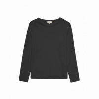 Camisetas Mujer Camiseta YERSE Manga Larga Negro