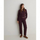 Blusas y Camisas Camisa YERSE Chantal Popelín Berenjena