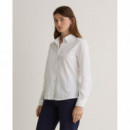 Blusas y Camisas Camisa YERSE Chantal Popelín Blanco
