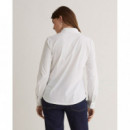 Blusas y Camisas Camisa YERSE Chantal Popelín Blanco
