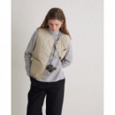 Chaquetas Mujer Chaleco YERSE Thelma Water Repellent Crudo