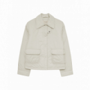 Chaquetas Mujer Chaqueta YERSE Thelma Water Repellent Crudo