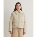 Chaquetas Mujer Chaqueta YERSE Thelma Water Repellent Crudo