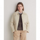 Chaquetas Mujer Chaqueta YERSE Thelma Water Repellent Crudo