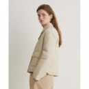 Chaquetas Mujer Chaqueta YERSE Thelma Water Repellent Crudo