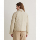 Chaquetas Mujer Chaqueta YERSE Thelma Water Repellent Crudo