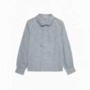 Blusas y Camisas Camisa YERSE Augusta Rayas Azul Marino