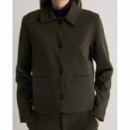 Chaquetas Mujer Chaqueta YERSE Maia Caqui