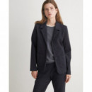 Chaquetas Mujer Chaqueta YERSE Joanna Azul Marino