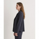 Chaquetas Mujer Chaqueta YERSE Joanna Azul Marino