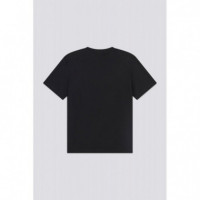 Camisetas Hombre Camiseta GAS JEANS Dharis Logo G. Negro