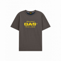Camisetas Hombre Camiseta GAS JEANS Dharis M/c Grey