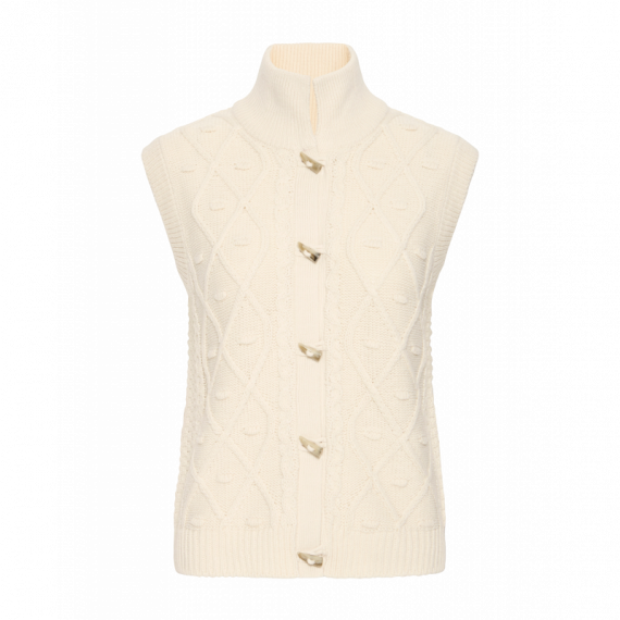 Chaqueta Mujer Chaleco ICHI Destan Sandshell