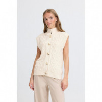 Chaqueta Mujer Chaleco ICHI Destan Sandshell