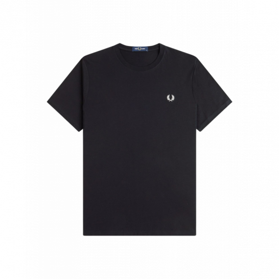 Camisetas Hombre Camiseta FRED PERRY M1303 Bold Logo Negro