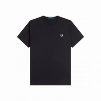 Camisetas Hombre Camiseta FRED PERRY M1303 Bold Logo Negro