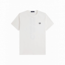 Camisetas Hombre Camiseta FRED PERRY M1303 Bold Logo Blanco