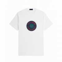 Camisetas Hombre Camiseta FRED PERRY M1304 Tennis Badge Blanco