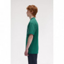 Camisetas Hombre Camiseta FRED PERRY M1316 Chosen By Champions Verde