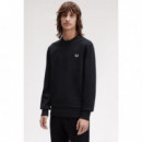 Jerséis y Sudaderas Sudadera FRED PERRY M1369 Bold Logo Negro