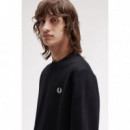 Jerséis y Sudaderas Sudadera FRED PERRY M1369 Bold Logo Negro