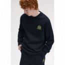 Jerséis y Sudaderas Sudadera FRED PERRY M1751 Tennis Badge Azul Marino
