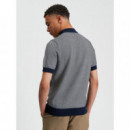 Polos Polo BEN SHERMAN Bicolor Dark Navy