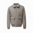 Chaquetas Hombre Chaqueta SALSA JEANS Bomber de Lana Dark Beige