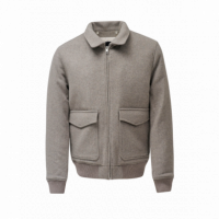 Chaquetas Hombre Chaqueta SALSA JEANS Bomber de Lana Dark Beige