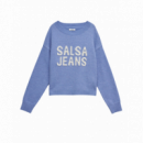 Jerséis y Sudaderas Jersey SALSA JEANS Logo Dark Blue