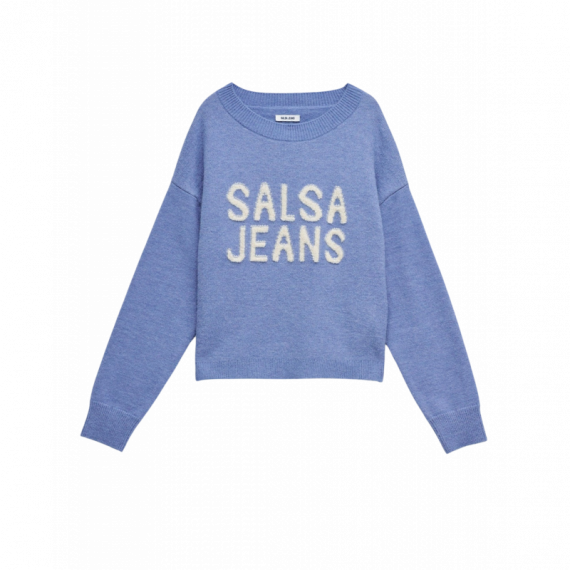 Jerséis y Sudaderas Jersey SALSA JEANS Logo Dark Blue